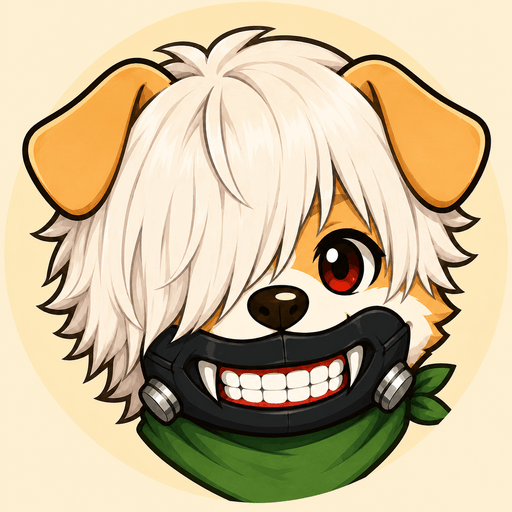 ワンチャンくんのマスコットキャラクターを描いたファビコン用アイコン画像